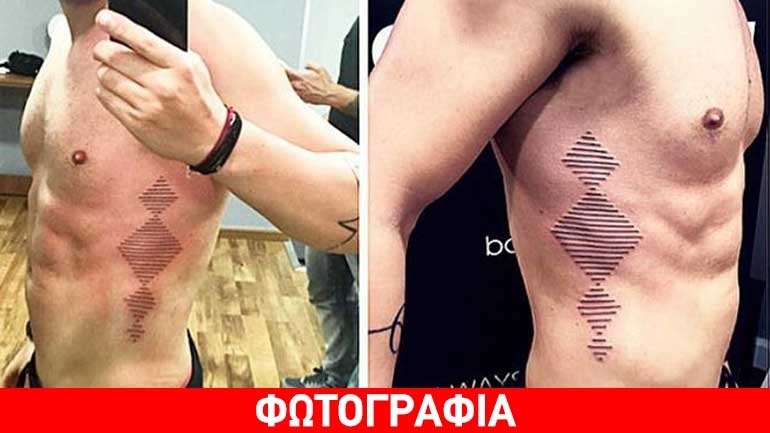 Γνωστός Έλληνας τραγουδιστής μας δείχνει το νέο του τατουάζ